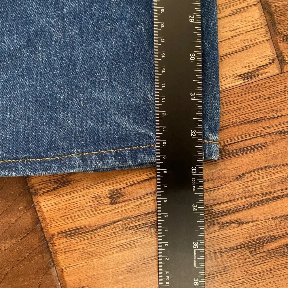Polo Ralph Lauren Authentic Dungarees USA Blue Straight Leg Jeans W34 L32